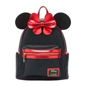 Loungefly Disney Minnie Mouse Metallic Red Bow Ears - BoxLunch Excl (SOLD OUT